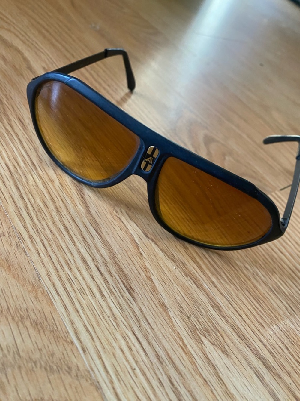 Three Black Aviator Sunglasses with Brown/Amber Lenses - Picture 15 of 16